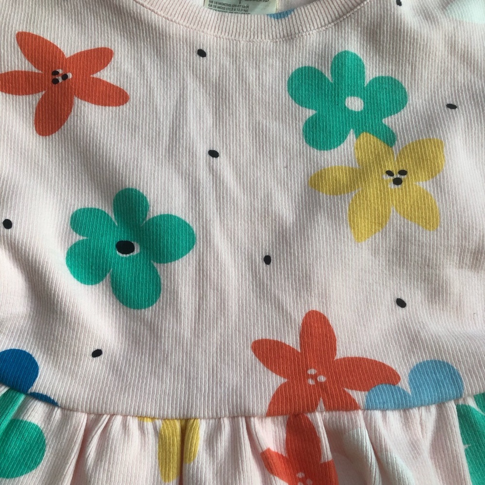 NEW First Impressions Floral Outfit 18 Months - Picture 4 of 11